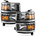 Chrome Headlights for Chevy Silverado 1500 (2014–2015)