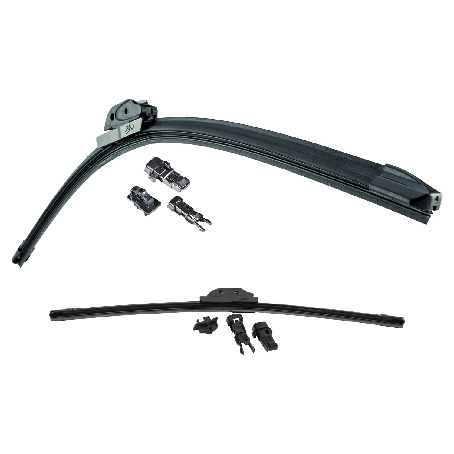 2X Valeo Beam Titanium Windshield Wiper Blades for