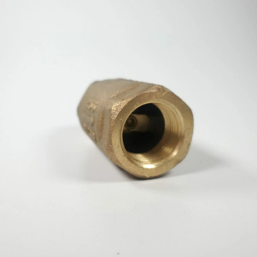 3/4" Male x Female Bronze InLine Ball Cone Check Valve 61-204-01