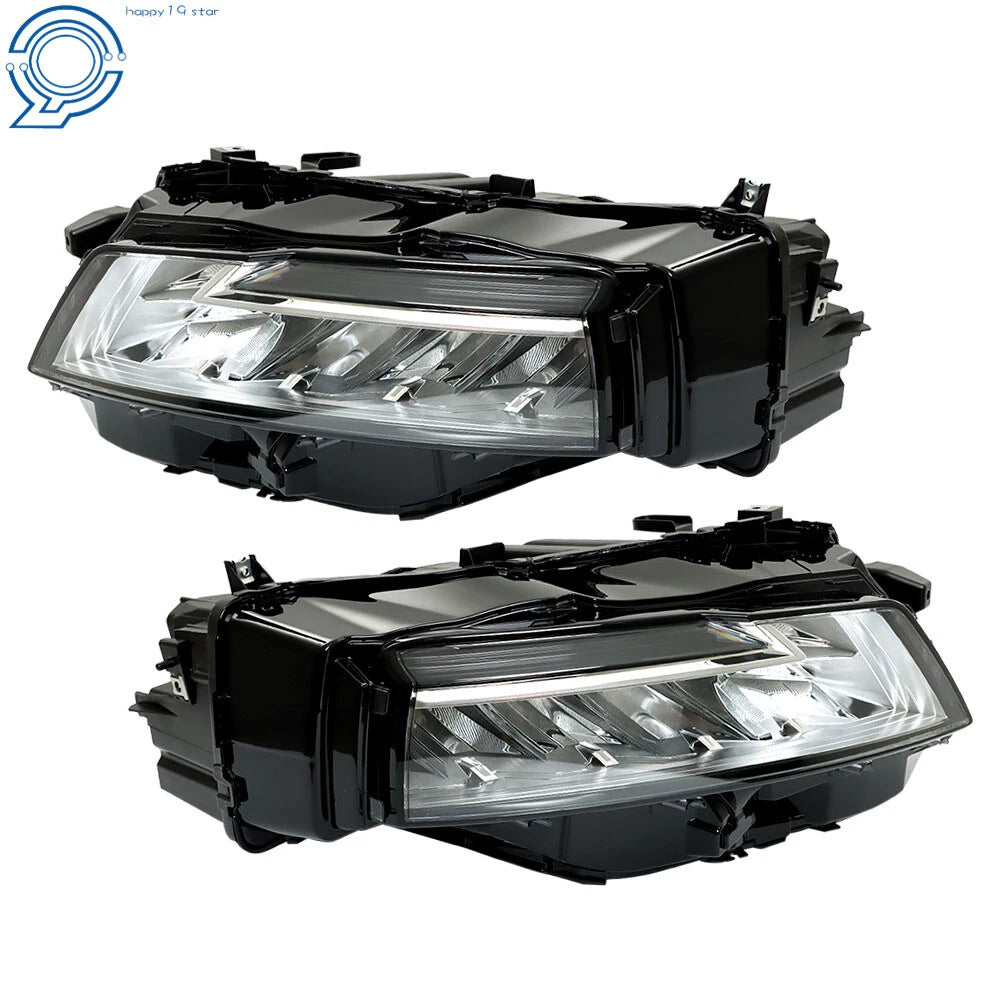 Set of 2 LED Chrome Headlights for Nissan Rogue (2021-2023)