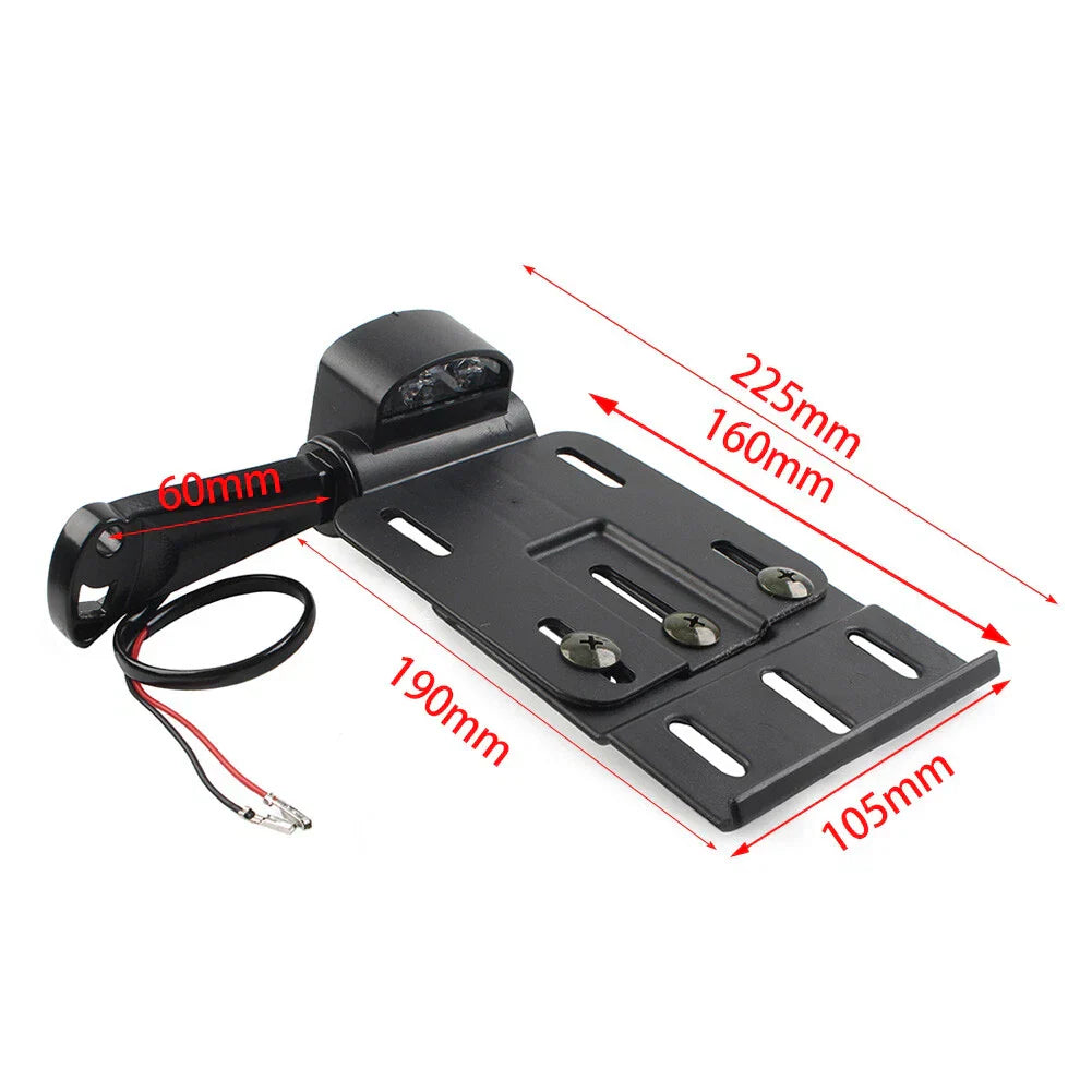 LED Side Mount License Plate Light for Harley Sportster XL 1200 883 (2004-2023)