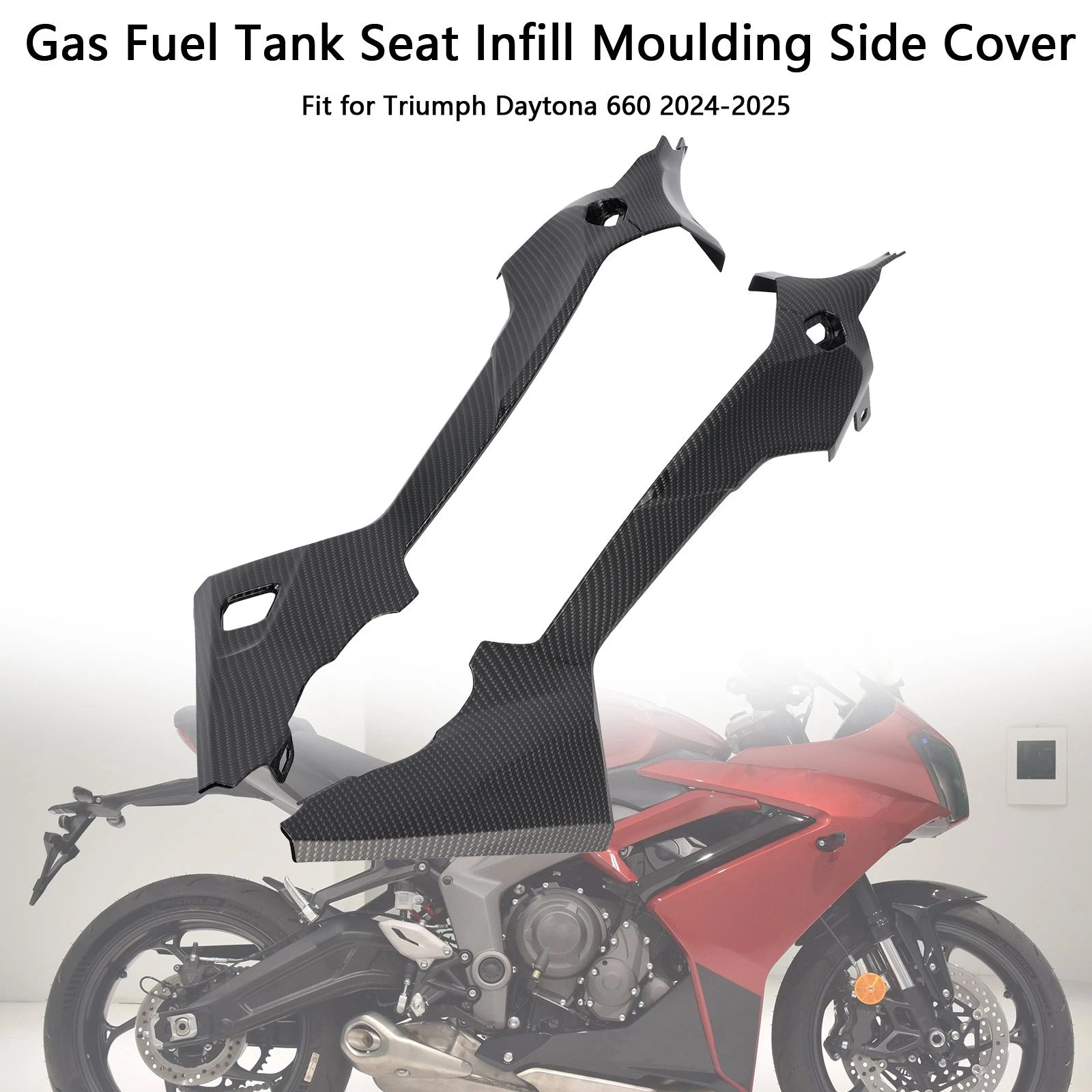 Gas Fuel Tank Side Cover for Daytona 660 (2024–2025)