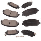 Set of 8 Ceramic Disc Brake Pads for Mazda CX-5 (2016–2022)