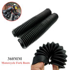 360MM Motorcycle Dirt Bike Front Fork Dust Cover Gaiters Boots
