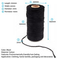 Cotton Twine for Gift Wrapping and Crafts (Natural Jute)
