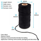 Cotton Twine for Gift Wrapping and Crafts (Natural Jute)