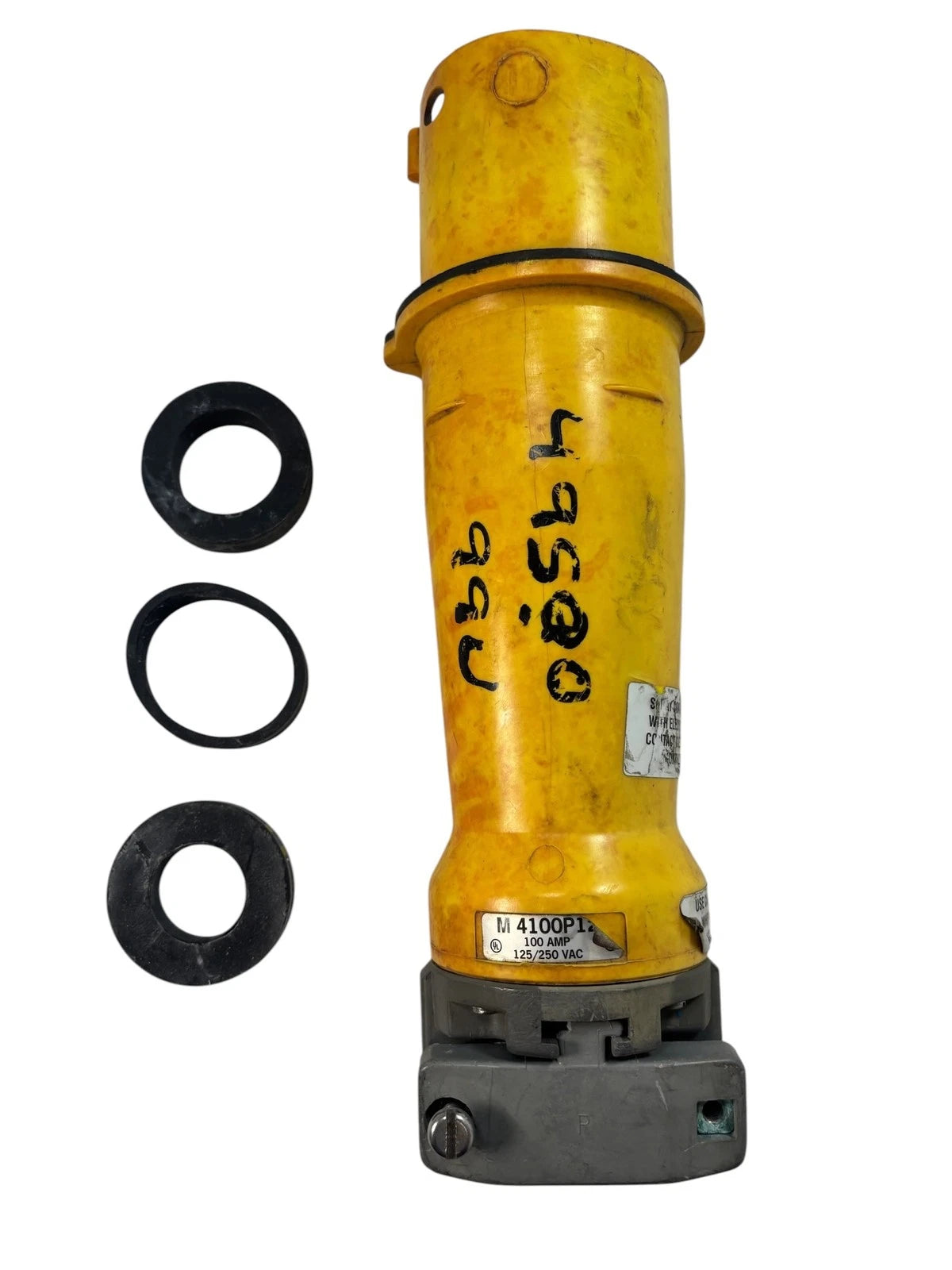 Hubbell M4100P12 Male Plug Pin & Sleeve 100A 125/250V