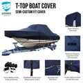T-Top Hard-Top Boat Cover for Caravelle 230 Walk Around (Rainproof)