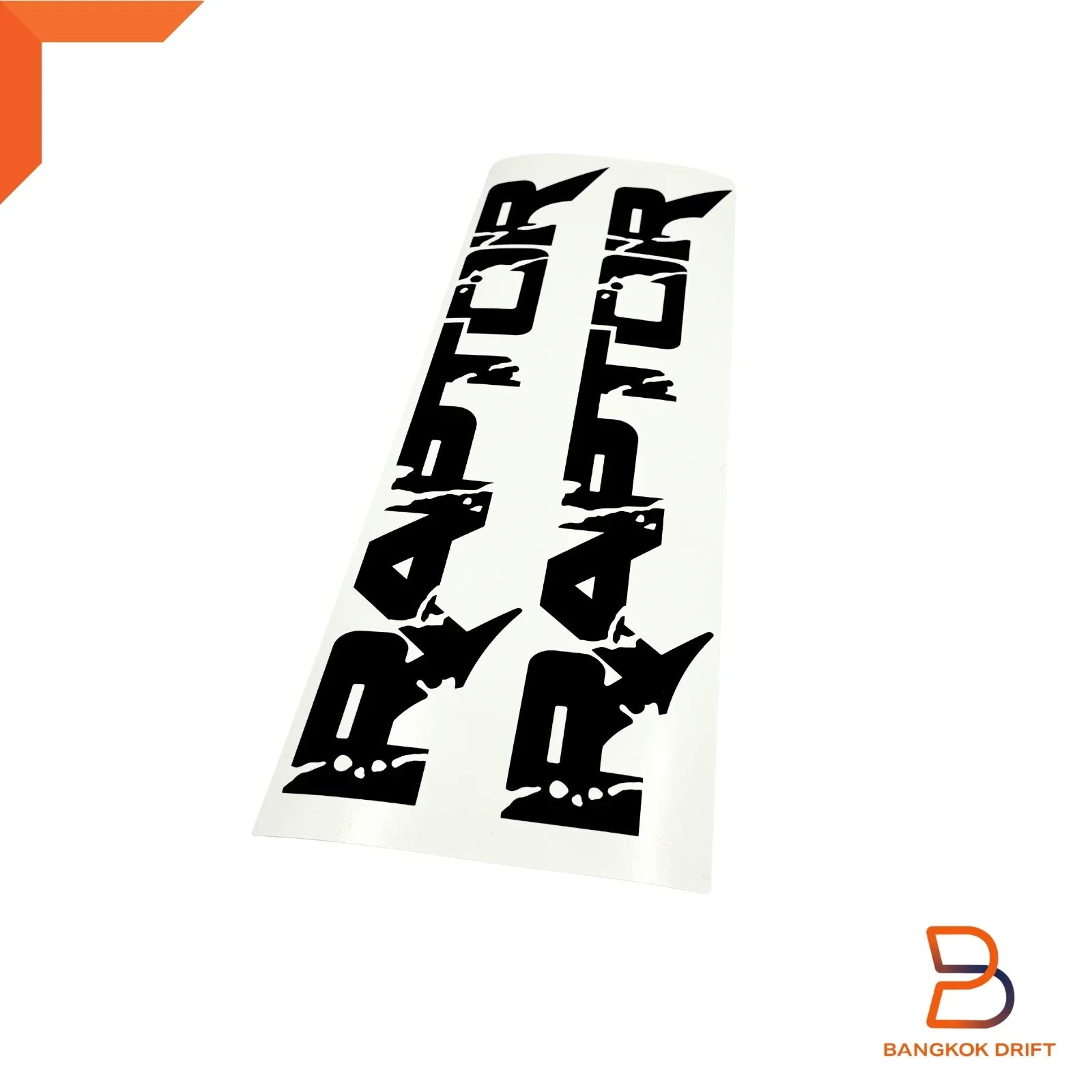 Black Raptor Bonnet Side Decal Sticker for Ford Ranger Ute (2018-2021)
