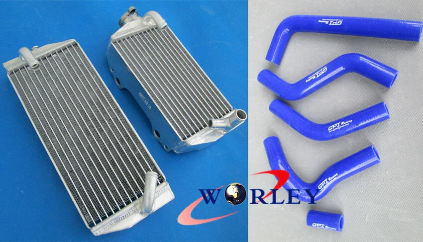 Aluminum Radiator & Silicone Hose Kit for Suzuki RMZ450/RM-Z450 (2006)
