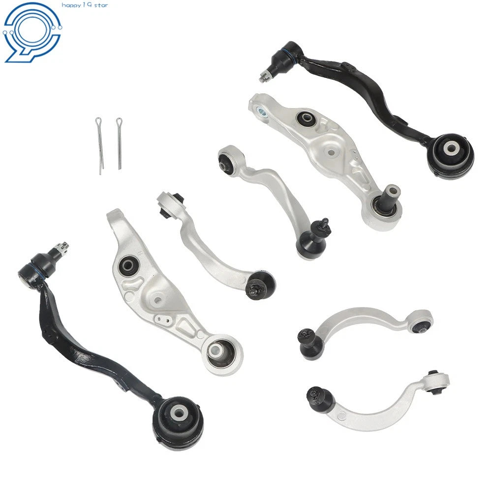 Set of 8 Control Arms with Bushings for Lexus LS460 (2007–2017)