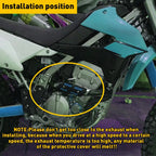 Universal Pipe Protector Heat Shield for KTM Husqvarna Husaberg Yamaha