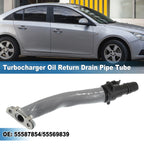 Turbocharger Oil Return Drain Pipe Tube No. 55587854 for Chevy Cruze Sonic Trax (2011–2019)