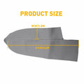 2X Leather Front Door Panels Armrest Cover for Honda CR-V (2007–2012) Gray
