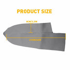 2X Leather Front Door Panels Armrest Cover for Honda CR-V (2007–2012) Gray
