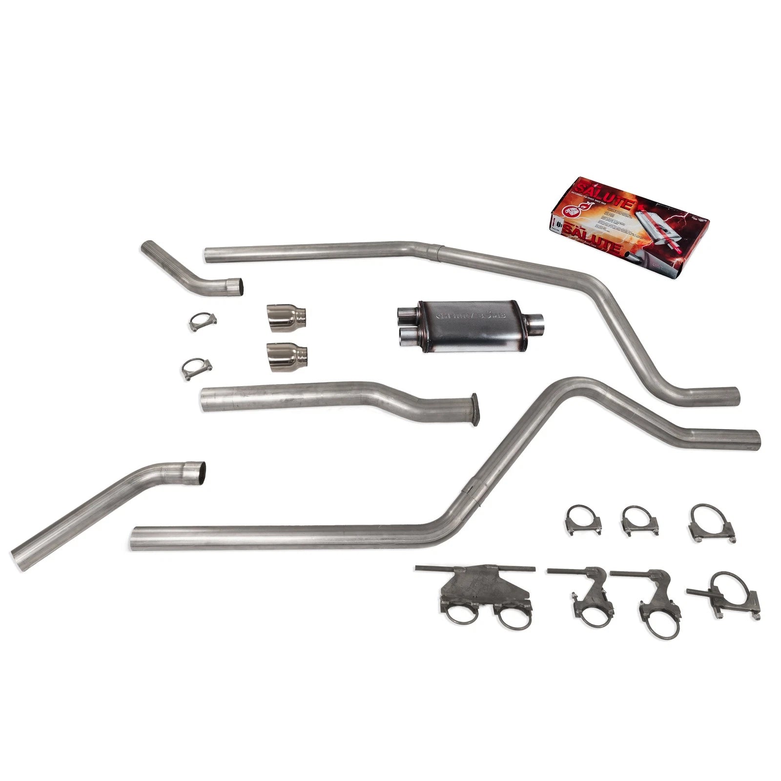 Dual Exhaust for Dodge Ram 1500 (2019–2025) 2.5" Cherry Bomb Salute