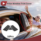 10 Pcs Door Pillar Window Trim for Volkswagen Touareg 