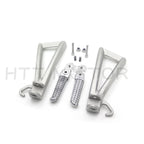 Rear Set Foot Peg Bracket for Yamaha YZF R6 (2006–2012) - Silver Polished