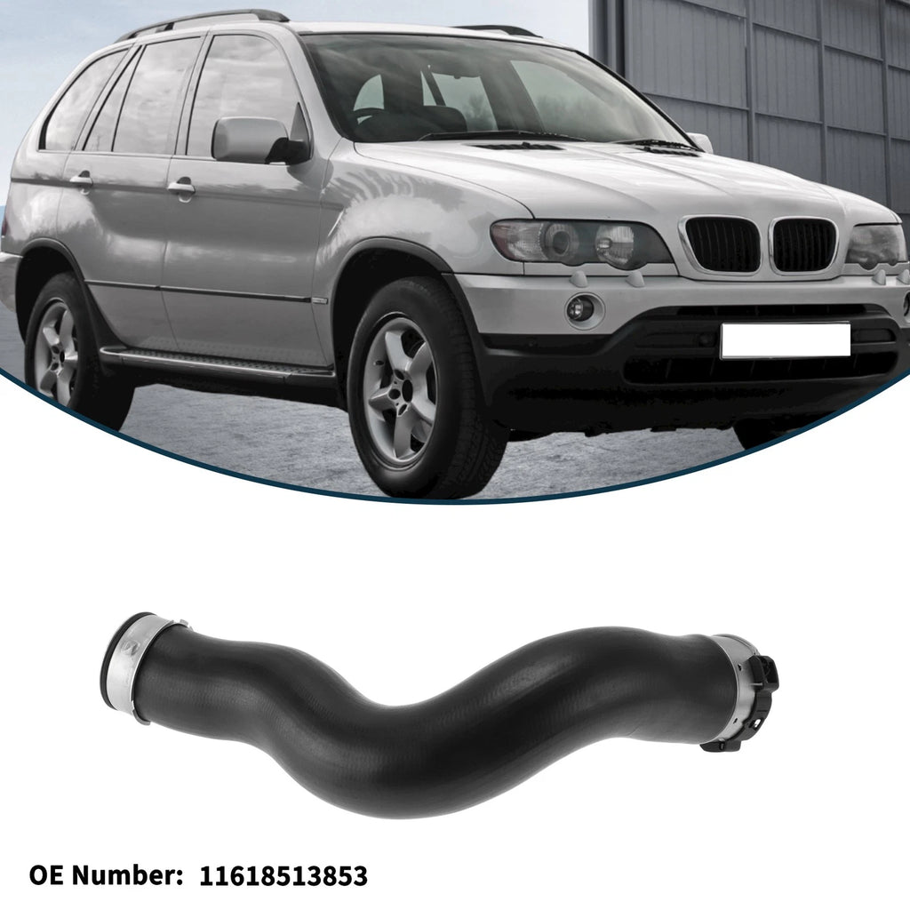 Radiator Hose for BMW X5 F15 F85 (2015–2018) No. 11618513853, Black