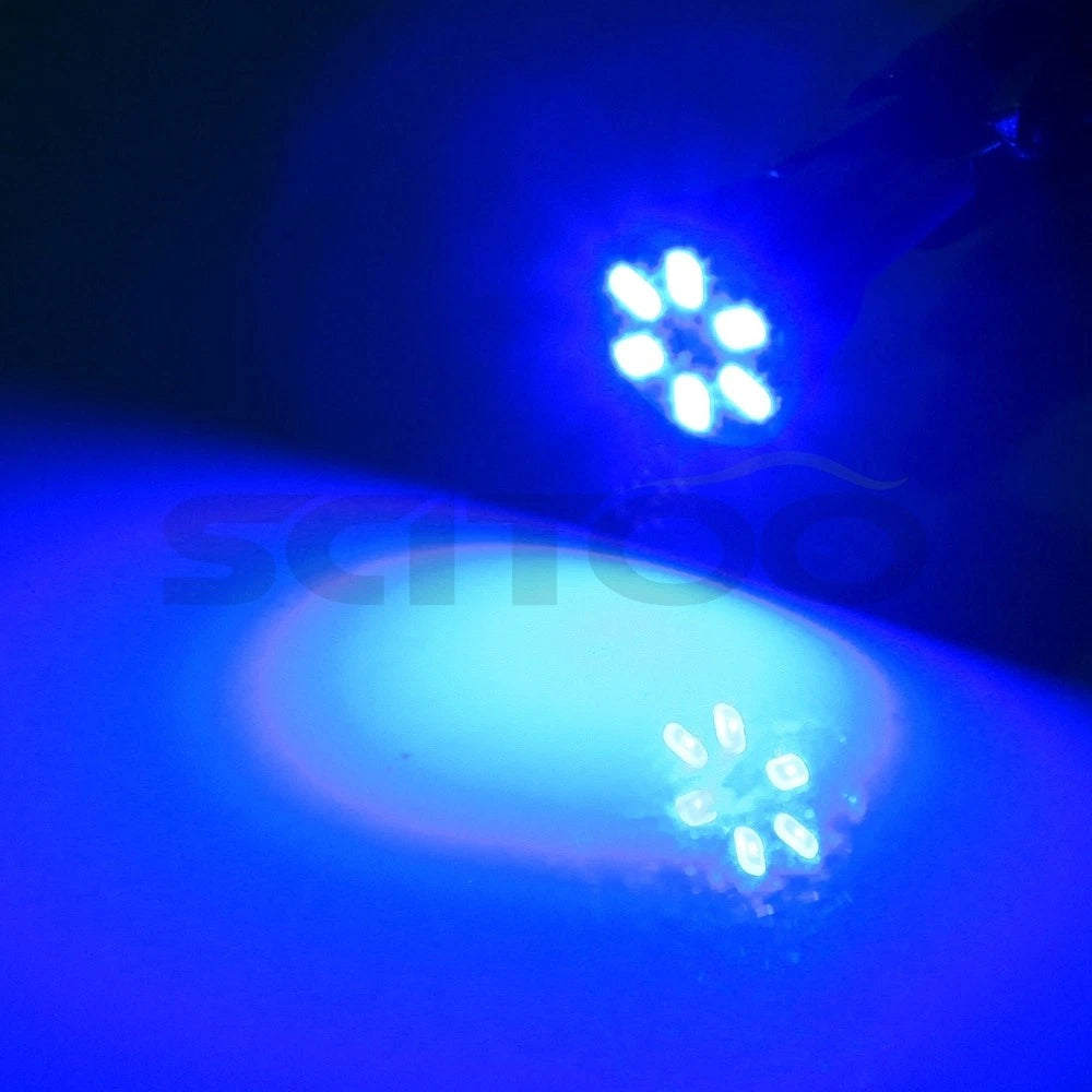 5X Smoke Round Cab Marker Light Cover for T10-6-3020-SMD (LED)