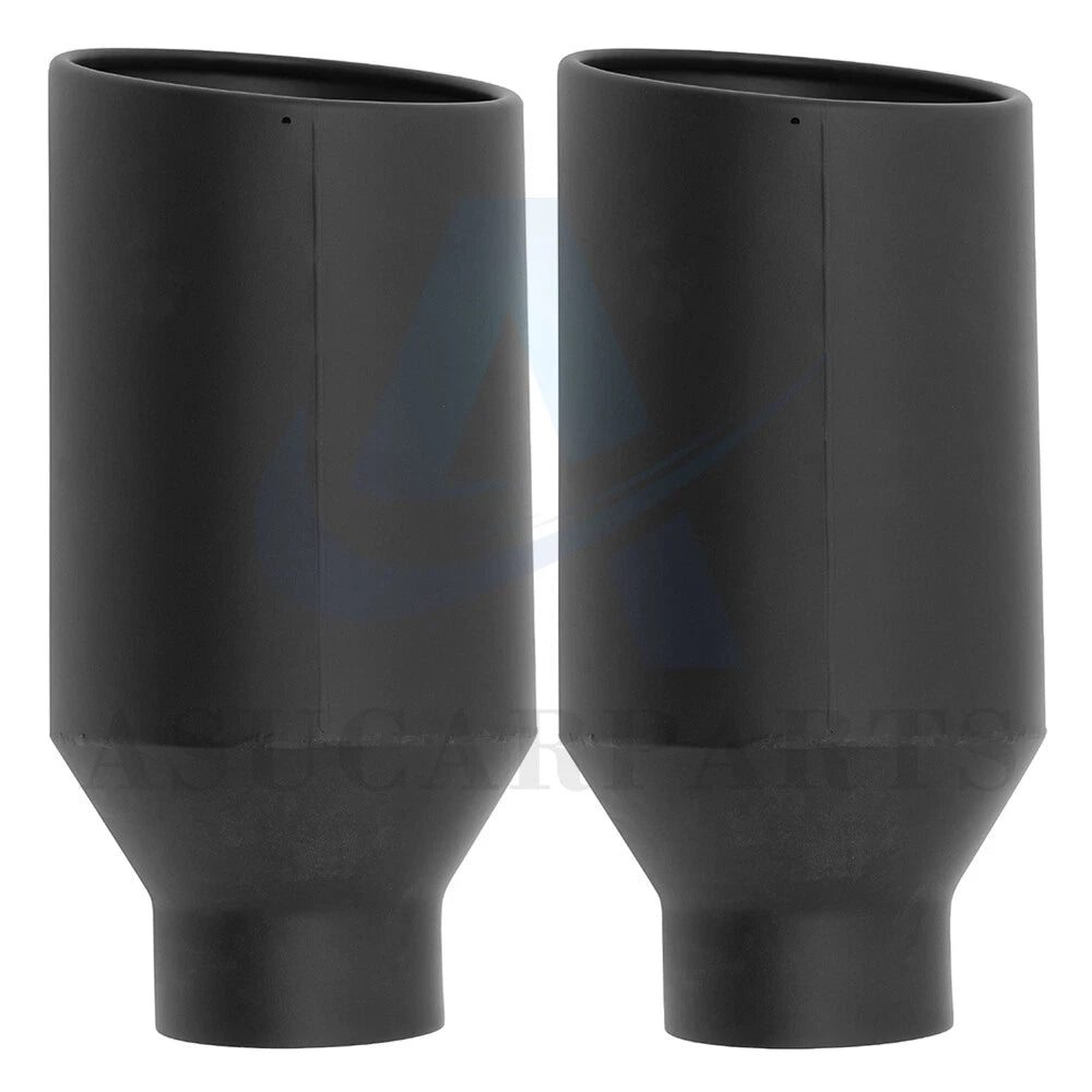 4" Inlet 7" Outlet 15" Long Black Diesel Exhaust Tip for Universal Fit (2010–2023)