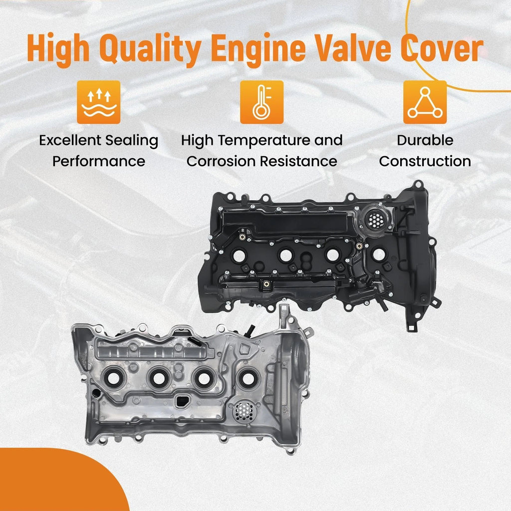 Engine Valve Cover with Gasket for Honda Accord CR-V 2.4L (2013–2019) 12310-RDF-A01