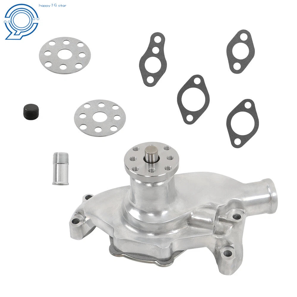 Polished High Volume Water Pump for SB Chevy 327 350 (1969–1986)