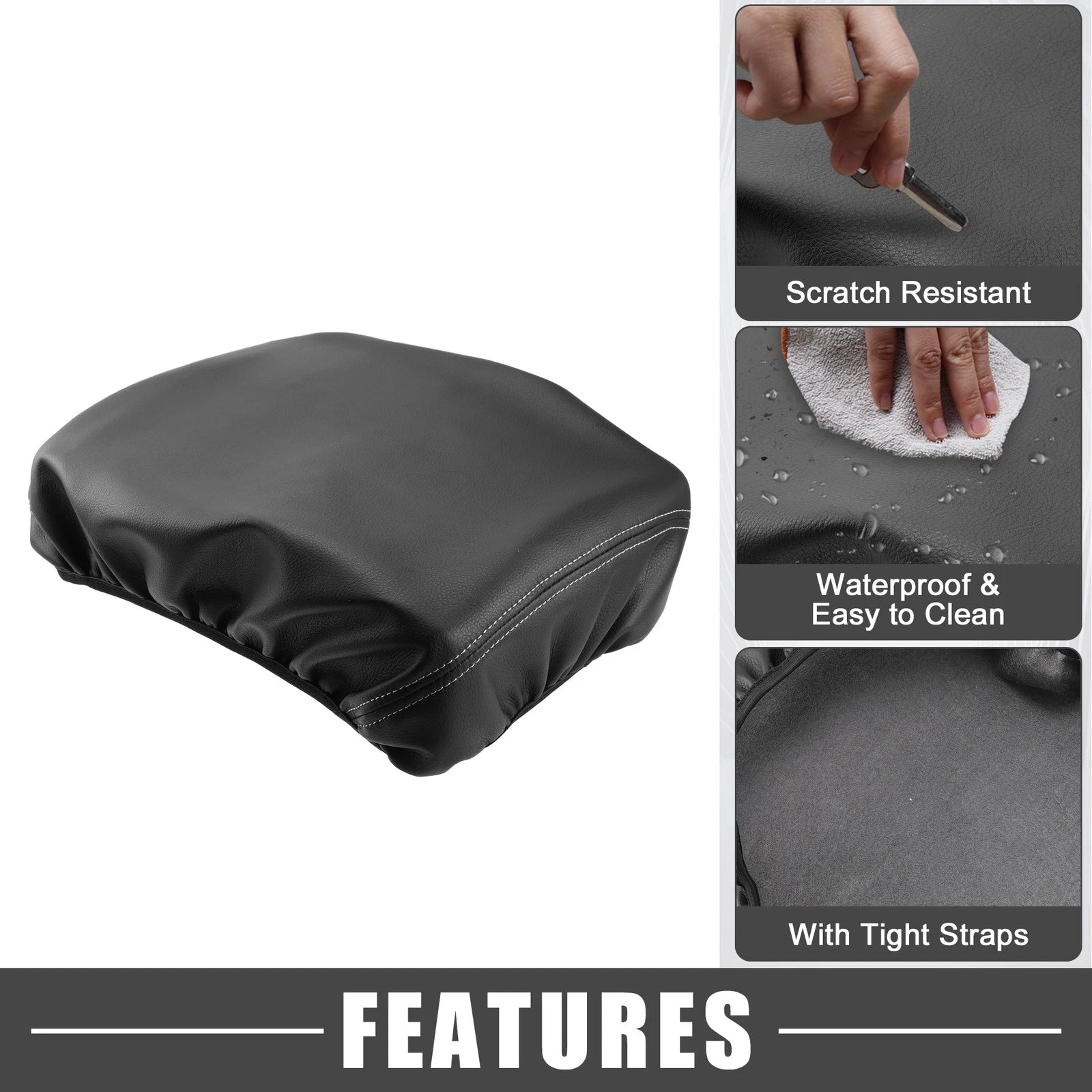 Armrest Cover for Dodge Ram 1500 2500 3500 (2019–2022)