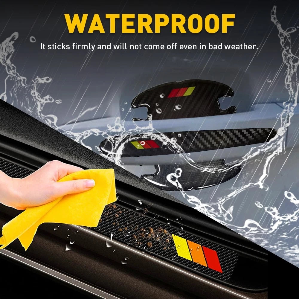 Handle Cup Door Sill Scuff Protective Sticker for