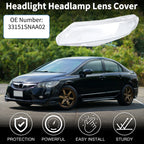 1 Pc Headlight Lens Cover for Honda Civic (2006–2011) No. 33151SNAA02