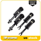 Set of 4 Complete Struts and Coil Springs for Honda Accord (2008–2012)