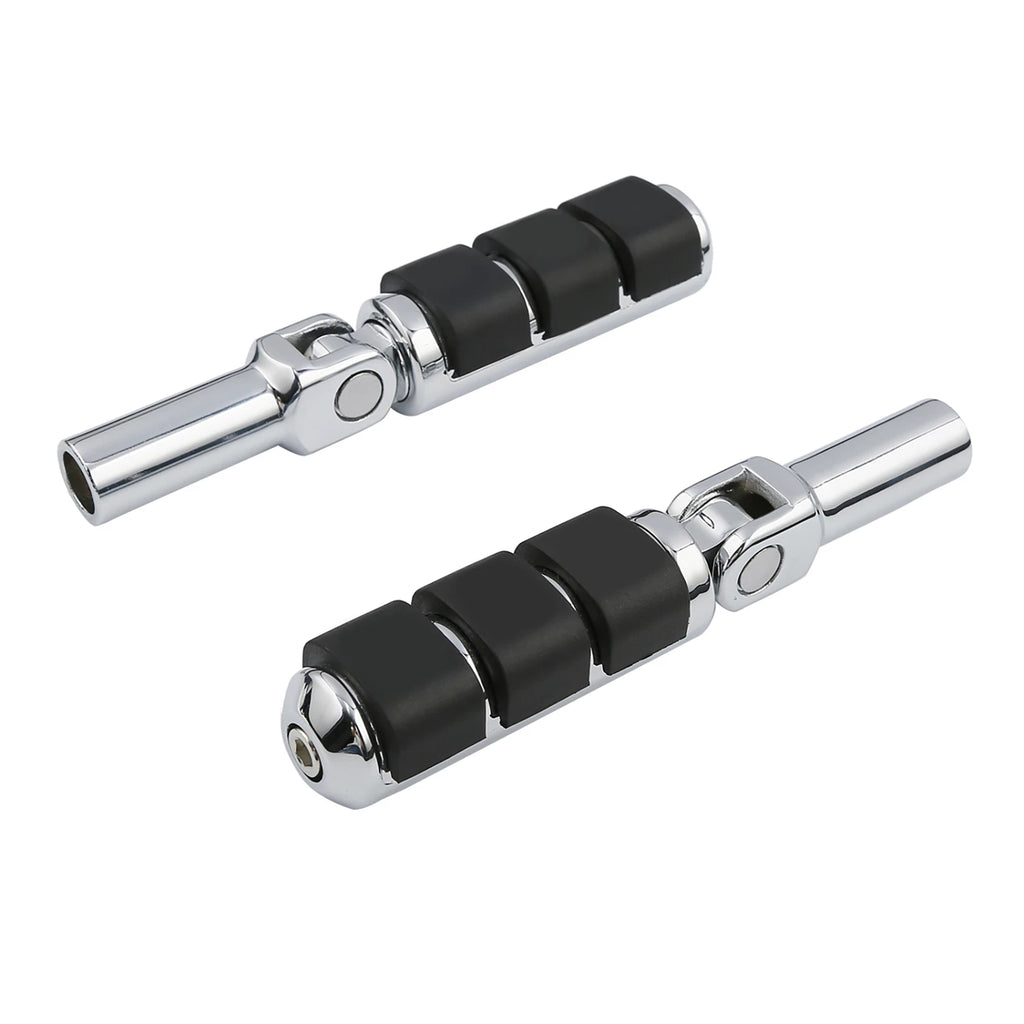 Chrome Rear Foot Pegs Mount for Harley Softail (2008–2011, 2012–2017)