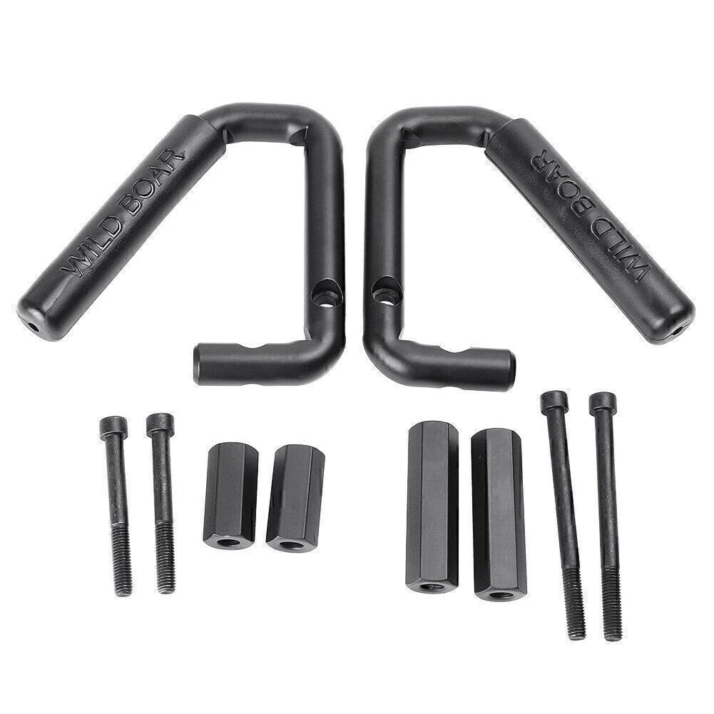 Front Grab Handles for Jeep Wrangler JK/JKU (2007–2017) Black Textured