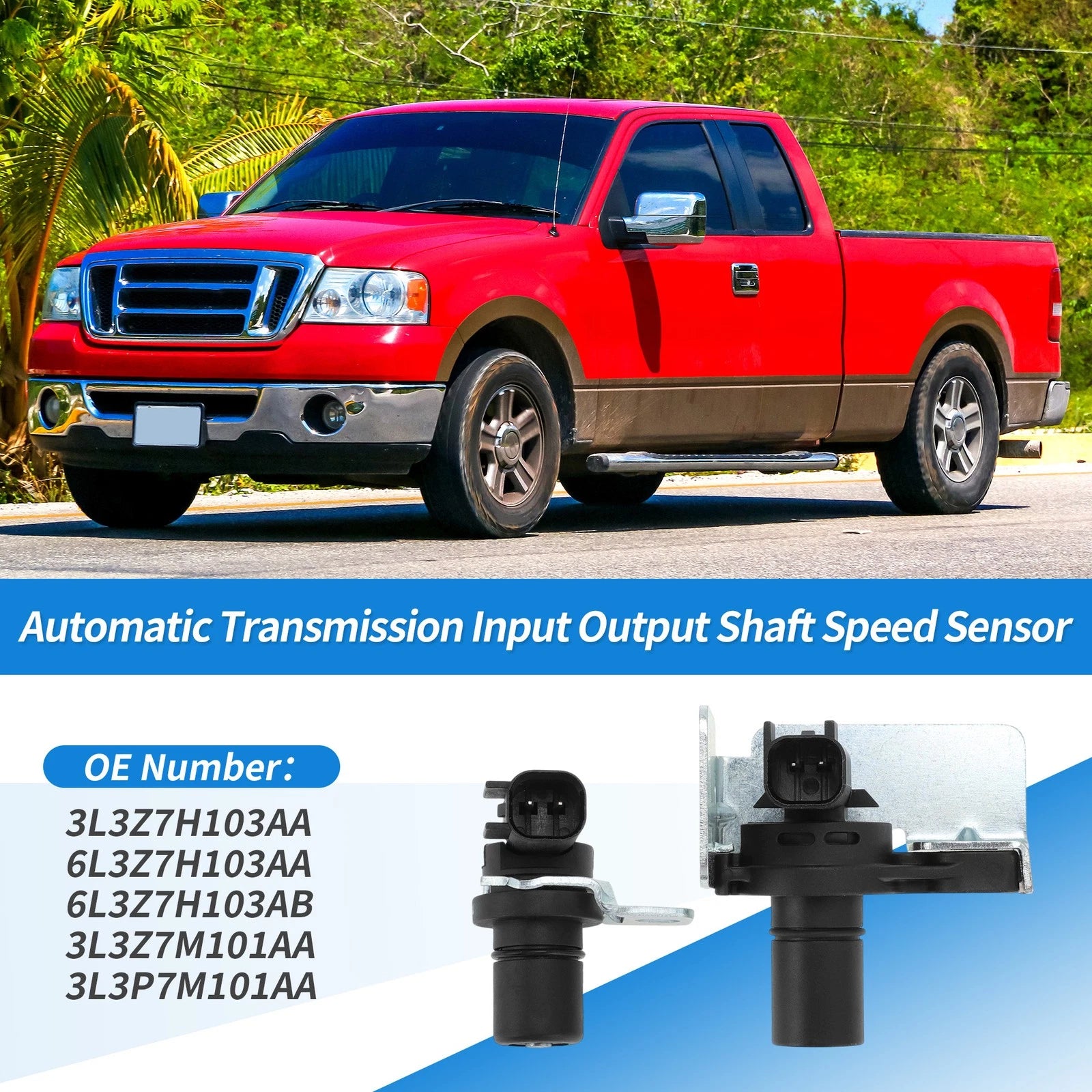 Transmission Input Output Speed Sensor for Ford F-150 (2004–2010) No.3L3Z7M101AA
