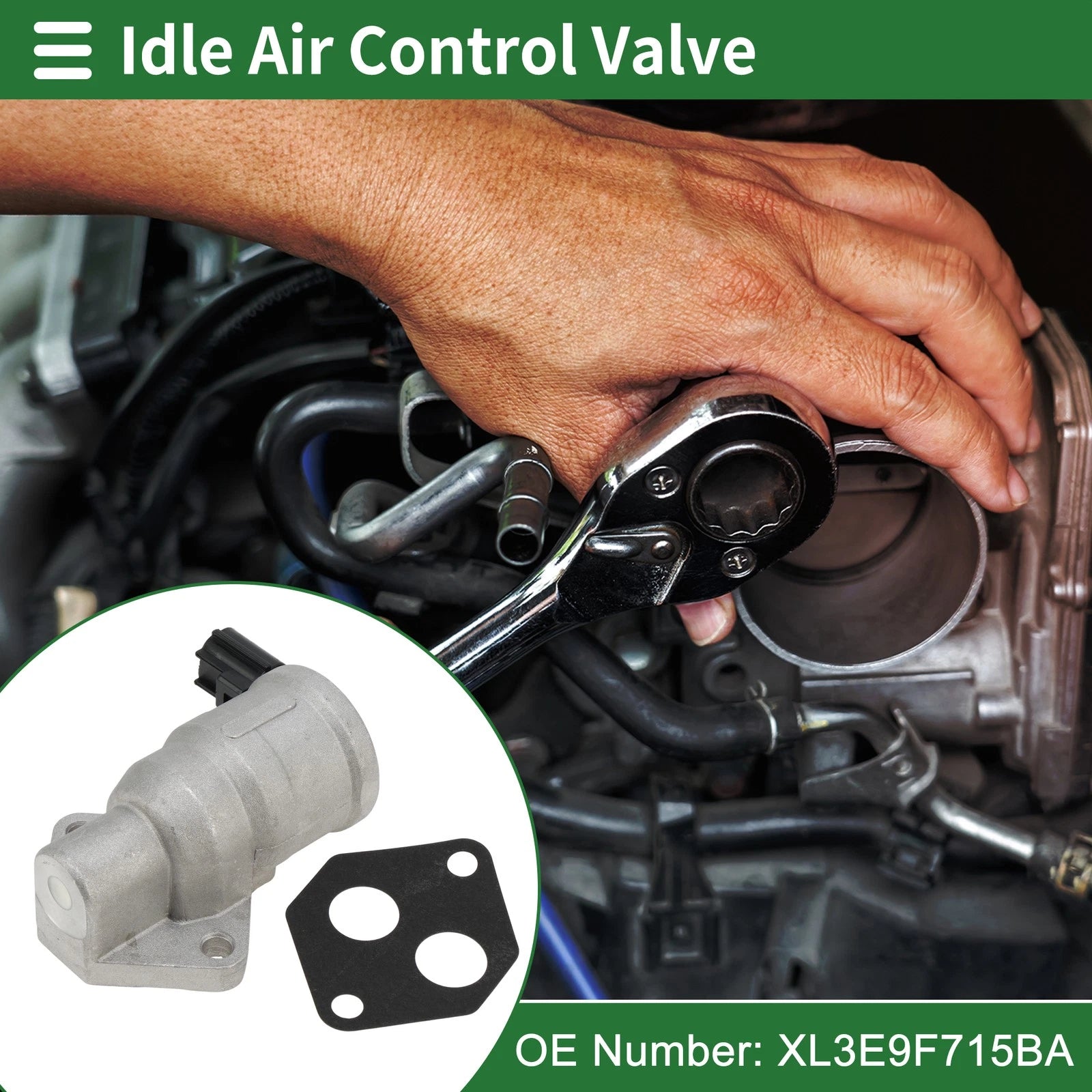 Idle Air Control Valve for Ford F-150 (1999–2000) No.XL3E9F715BA