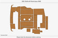 EVA Foam Teak Deck Flooring for Wellcraft 3600 Martinique (2001)