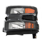 Set of 2 Tail Lights & Headlight for Chevy Silverado 1500 (2019-2021) Black