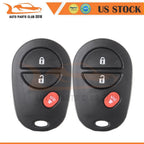 2X Keyless Entry Remote Fob for Toyota Tundra Sienna (2007–2018)