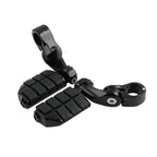 1.25" Adjustable Highway Short Angled Foot Pegs for Harley