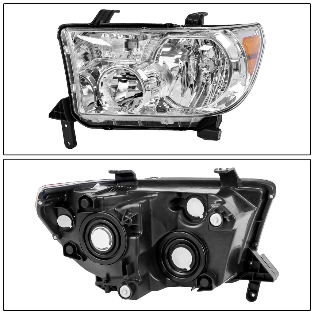 Pair of Headlights for Toyota Tundra (2007–2013) & Sequoia (2008–2017)