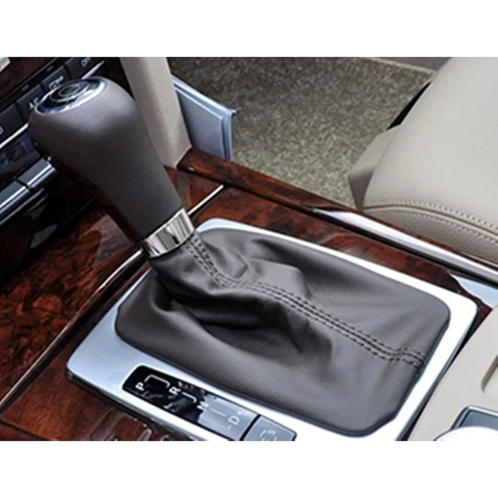 Mocha Color Gear Shift Knob and Boot Set for Mercedes C Class W204 (2007–2013)
