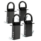 2" x 4" Heavy Duty Adjustable Stake Pocket D Ring for Trailers (16200 lbs)