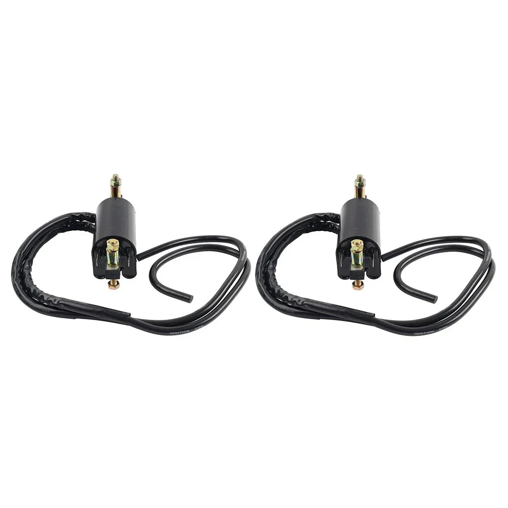 Ignition Coils Set with Wire for Honda CB550SC CB650 CB700SC CB1000F CB1100F (1979-1983)