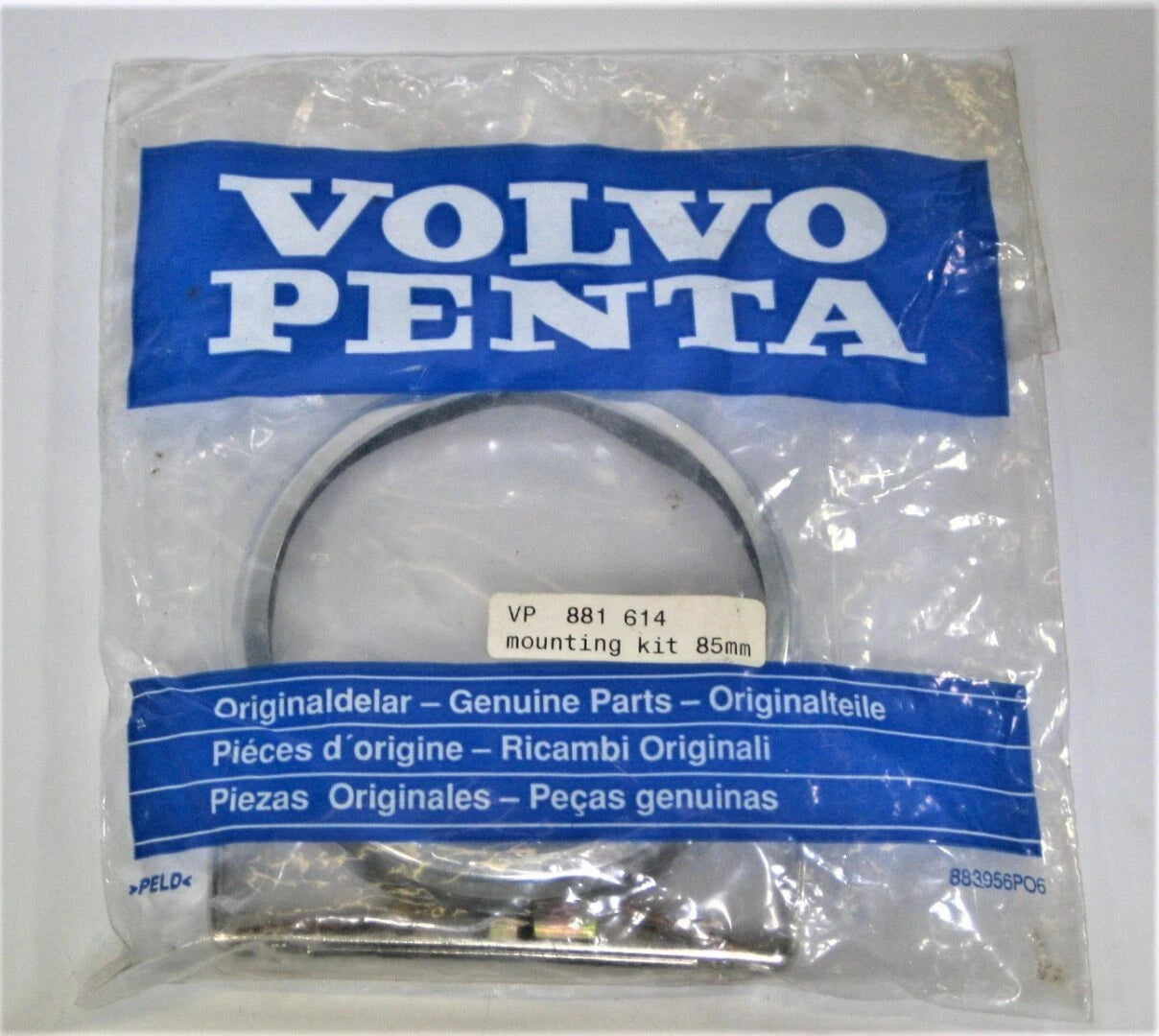 Volvo Penta 881614 Marine D Series 85mm Chrome Bezel Brace Mounting Kit