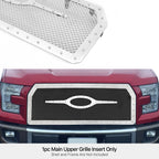 Stainless Chrome Mesh Grille Insert for Ford F-150 (2015-2017)