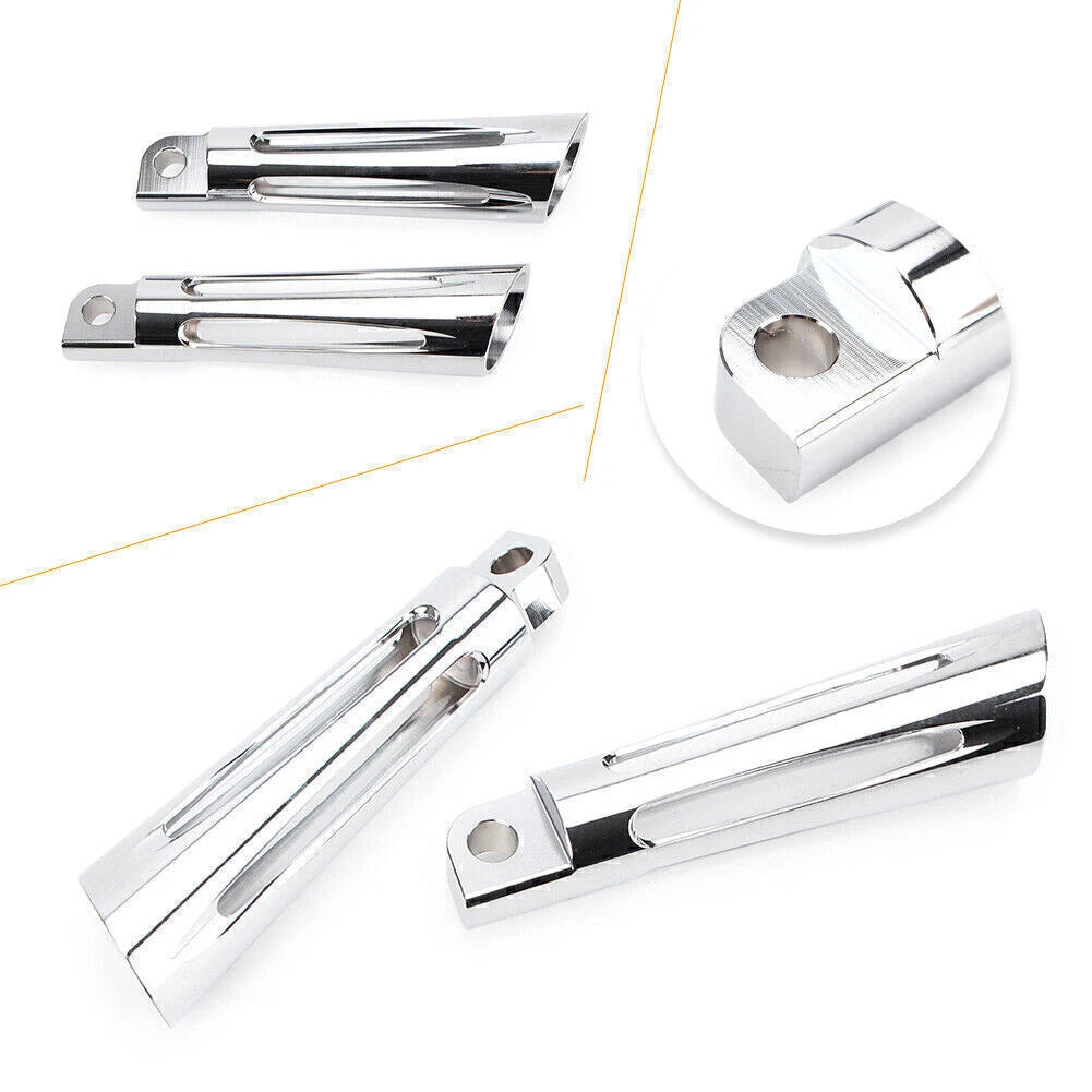 Chrome Male Mount Foot Pegs for Harley Touring Sportster/Dyna/Softail