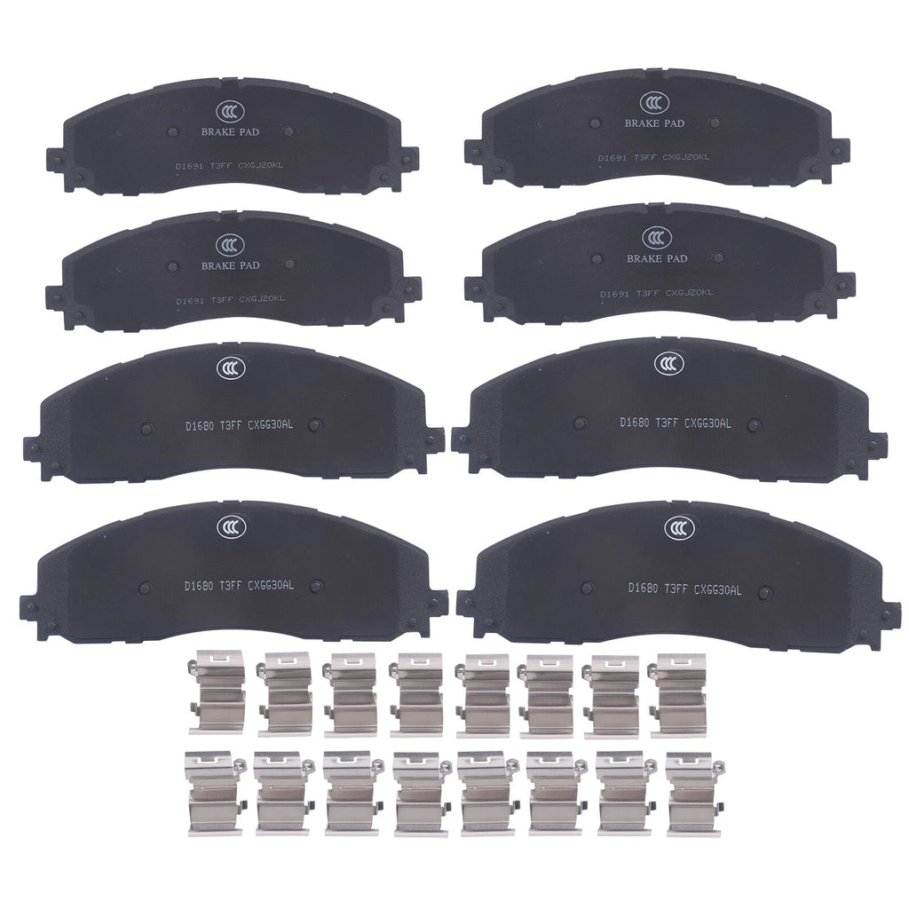 Ceramic Brake Pads for Ford F-250 F-350 F-450 Super Duty (2008–2022)