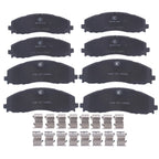 Ceramic Brake Pads for Ford F-250 F-350 F-450 Super Duty (2008–2022)