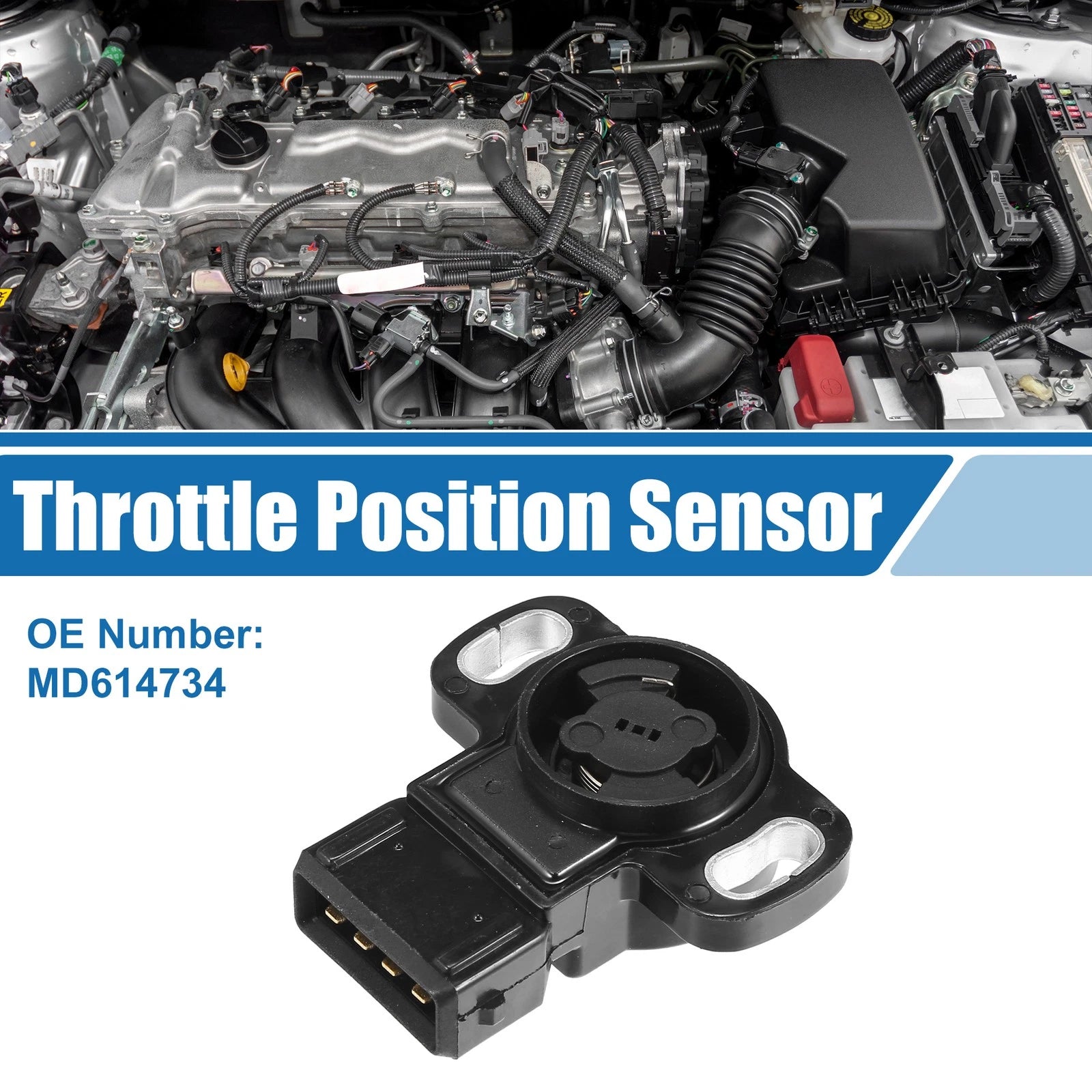 Throttle Position Sensor MD614734 for Mitsubishi Diamante (1999–2004)