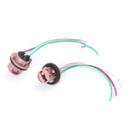 LED Bulb Brake Signal Light Wiring Harness Socket for 7441 7443 7444 T20